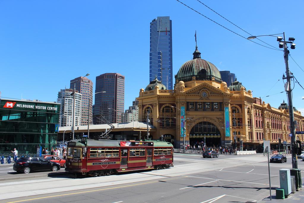 Flinders Street 238, Clements House At Federation Square, Melbourne, Australiaアパートメント エクステリア 写真